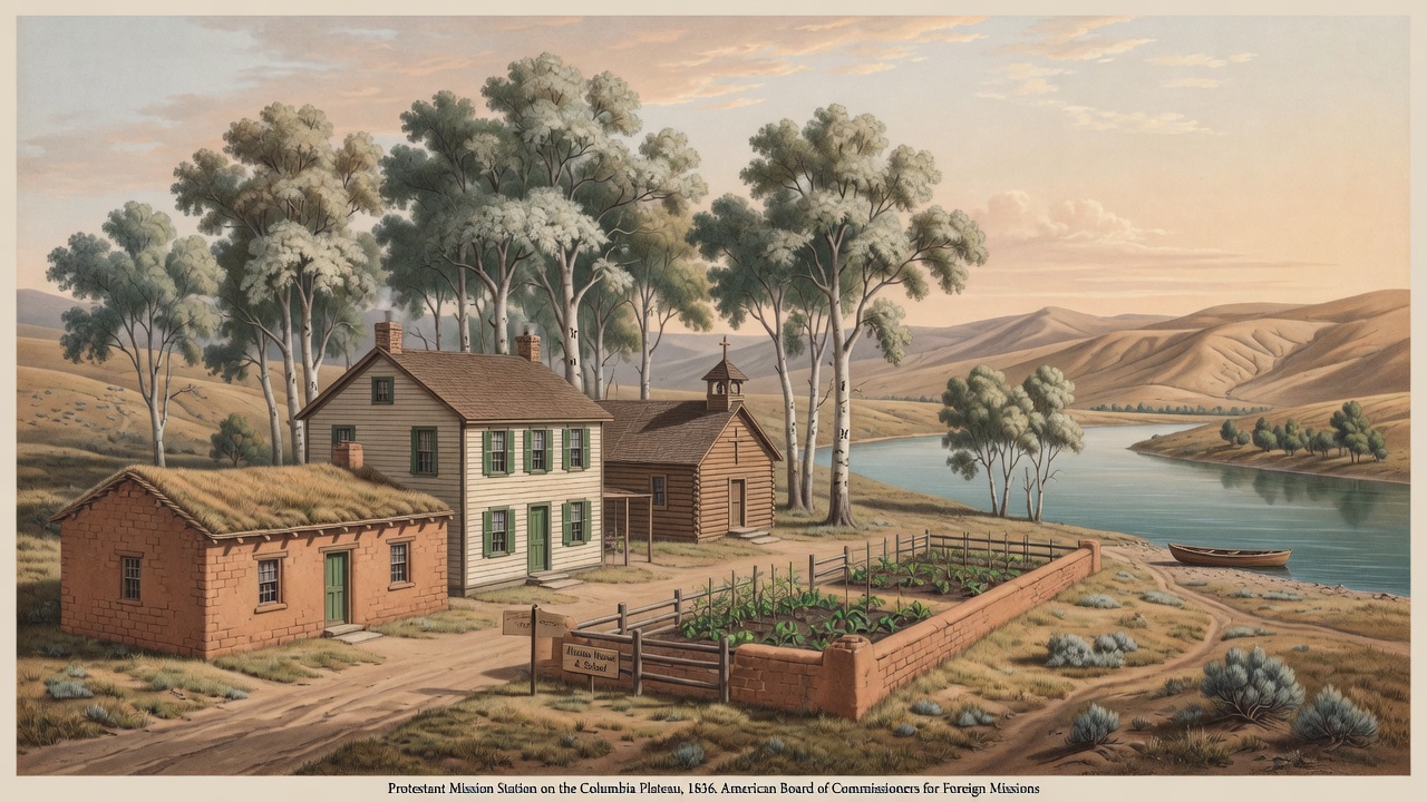 Whitman Mission station landscape